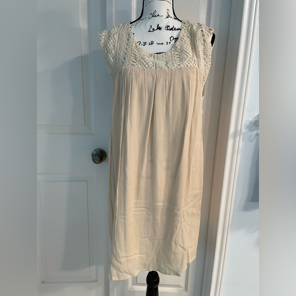 A-line Knit Lined Smell the Roses Dress